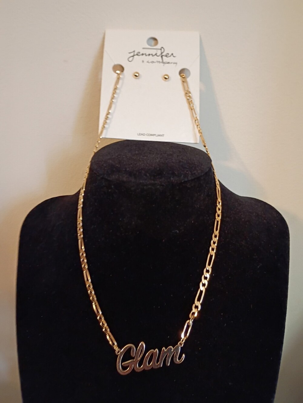 Jennifer & Co Gold-Tone 'Glam' Pendant Necklace Set